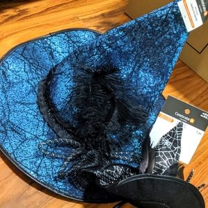 Gorgeous witch hat & head band